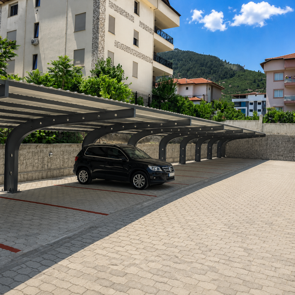 12 Araçlık Sundurma Gölgelik Sistemleri